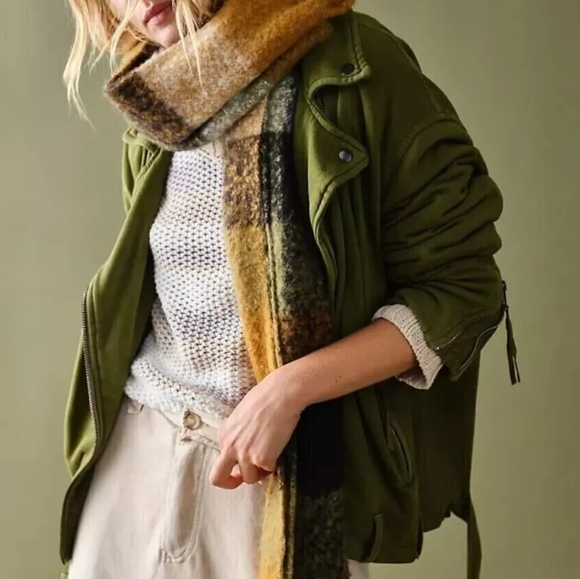 🐢 Free People- We The Free Rebel Rebel Knit Moto Jacket Top Oversized XL - Picture 4 of 17